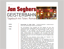 Tablet Screenshot of janseghers.de